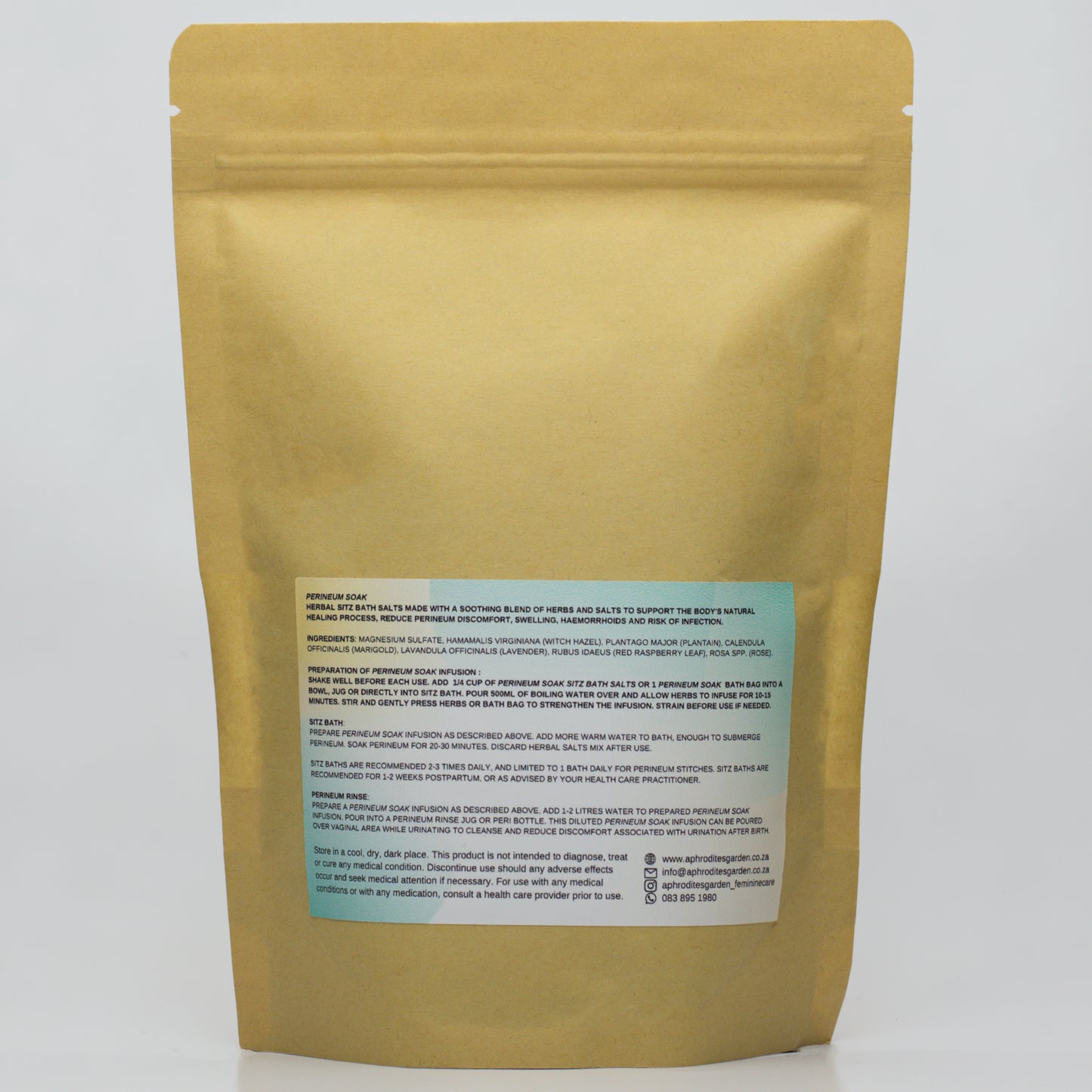 Perineum Soak Herbal Sitz Bath Salts