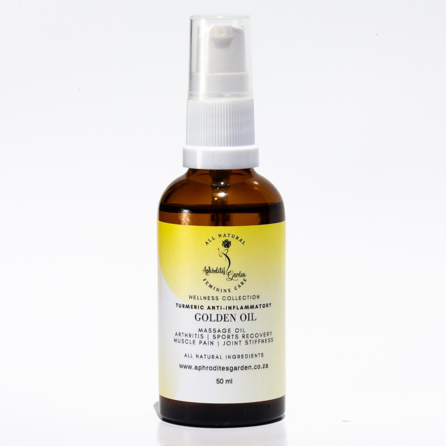 Golden Oil Turmeric Massage Oil for Arthritis, Gout Relief, Muscle & Joint Pain